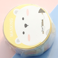 Ynovi — ruban adhésif en crêpe, décoration, papier Original Kawaii, bandes Washi personnalisées pour animaux