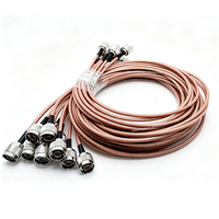 Câble coaxial RF haute fréquence double blindage N Type Mâle vers N Type Mâle pour câble RG142 RG-142