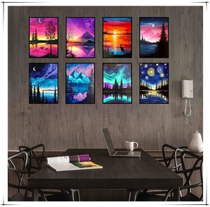 XIXI Broderie en mosaïque 3D en acrylique avec diamants complets, peinture personnalisée à partir de photo - Product Image 2