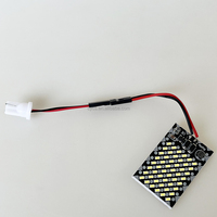 Accessoires de véhicule, ampoule LED automobile 12V 3W blanche, 48 LED 3014 SMD, panneau lumineux intérieur, lampe de lecture de voiture, éclairage de plaque d'immatriculation