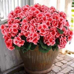 5 Branches de fleurs artificielles <span class=keywords><strong>en</strong></span> soie de type Crabapple pour aménagement paysager, jardin, patio, maison, décoration de table de mariage, vente <span class=keywords><strong>en</strong></span> gros - Product Image 1