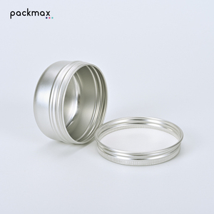 Pot cosmétique en aluminium 57*27mm 50g pour crème hydratante - Boîte vide 50ml pour crème pour les mains, crème pour les yeux, cire capillaire - Vente en gros - Product Image 6