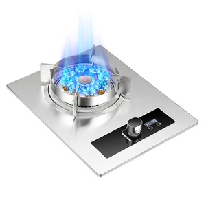 Hẹn giờ đơn Burner chín lỗ Bếp gas Bảng điều khiển không gỉ được xây dựng trong bếp gas W/ 5S ngọn lửa bảo vệ cho hộ gia đình nhà bếp - Product Image 5