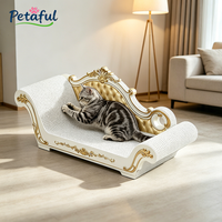 Elegante Sofá Rascador para Gatos de Estilo Europeo Moderno con Tallados Reales, Resistente a Arañazos y Apto para Mascotas, Diseño de Lujo para el Hogar
