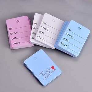 Etiqueta de Papel Ecológica <span class=keywords><strong>para</strong></span> <span class=keywords><strong>Ropa</strong></span>, Etiqueta de Cupón de Doble Cara Multicolor de 1.97*1.38 Pulgadas <span class=keywords><strong>para</strong></span> Tiendas, Venta al Por Mayor - Product Image 5