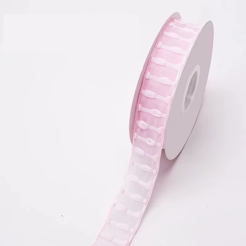 Fleur de cerisier rose 2,5 cm * 9 m