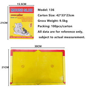 Trampa de Pegamento para Ratones de Doble Atracción Incluye pegamento con aroma a cacahuete y cebo Para el mercado español Fa - Product Image 2
