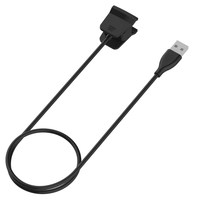 Pour Fitbit Alta HR Chargeur avec bouton de réinitialisation Chargeur USB de remplacement Câble de charge pour Alta HR Fitness Smart Watch