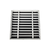 Grille d'aération de style hôtel, grille d'évacuation d'air linéaire en alliage d'aluminium pour système HVAC