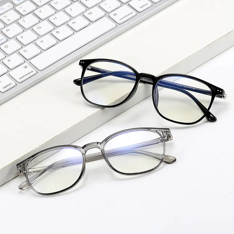Fashion TR90 Optical Frame Unisex Ray Filter Blocking Anti Blue Light Glasses blue light glass
