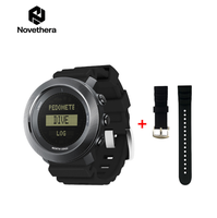 Jam Tangan Olahraga Pria Outdoor Digital untuk Menyelam Bebas dengan Alat Ukur Ketinggian, Barometer, Kompas, Waktu Dunia, Tahan Air 10ATM NORTH EDGE Apache d