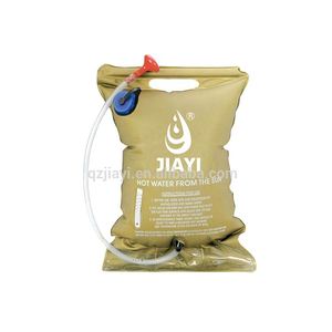Free Sample Hot Selling Fashion Brown Portable <b>Folding</b> 10L Travel or Camping Shower <b>Bag</b> - Product Image 5