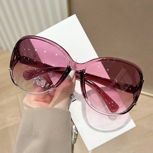 Gold Fox Head Hinge Charm <b>Sunglasses</b> Women Retro <b>Gradient</b> UV400 PC Frame Stylish Fashion Glasses - Product Image 1