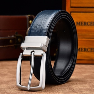 Cinturón de Cuero Vacuno para <span class=keywords><strong>Hombre</strong></span>, Venta Directa de Fábrica, Estilo Casual, Hebilla de Aleación, Cinturón de Cuero Genuino, Comercio Exterior <span class=keywords><strong>AliExpress</strong></span> - Product Image 2