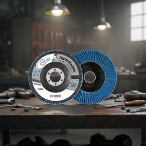 Disco de Láminas Profesional Fervi de 115 mm, Disco Abrasivo Sin Hierro para Lijar Metal - Product Image 2