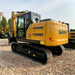 Excavatrice sur chenilles Sany SY155H de 14 tonnes, jaune, haute puissance de creusement, machine de terrassement - Product Image 6