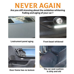 רכב עור פלסטיק לרכב מושבי דשבלוחות מחוונים שחזור שעווה ערכת 100 מ "ל מחזקים פלסטיק - Product Image 4