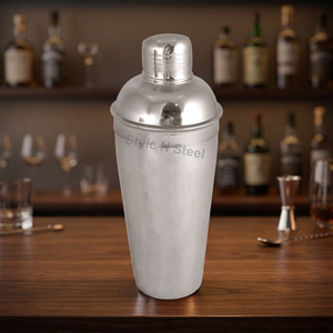 Coctelera de Acero Inoxidable Plateada, Botella Mezcladora de 500 ml y 750 ml, Herramienta de Bar para el Hogar, Bar o Discoteca - Product Image 2
