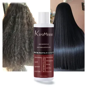 KeraMess Chocolate Smell Free Formaldehyde Hair Keratin treatment Blowout Straightening Creams For Damaged Afro Hair keratin