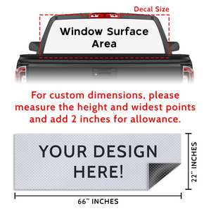 หน้าต่างรถด้านหลังแบบกําหนดเอง One Way Vision รถสติกเกอร์รูปลอกโฆษณารถห่อไวนิลพรุนสําหรับหน้าต่างร้านค้าของคุณ - Product Image 6