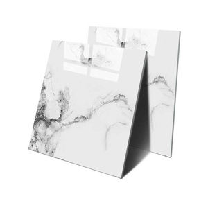 Gạch Ốp tường gốm 600x600mm đá cẩm thạch trắng phù hợp với gạch lát sàn 30x30cm nổi bật gạch sáng tạo mới - Product Image 3