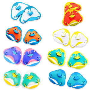 Pagaie de natation demi-main en plastique léger pour adultes – Équipement d'entraînement de natation estival - Product Image 4