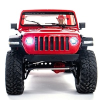 Modèle de voiture RC SCX10 III 1/10ème 4x4 Rock Crawler Gladiator JT avec essieux portiques, fonction de dérapage, moteur brossé, camion SUV, sans batterie AXI03006