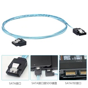 Câble de données Sata 3.0, connecteur de disque SSD droit et à angle droit pour Ssd Hdd - Product Image 2