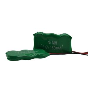 工場カスタマイズ Ni-MH バッテリーパック 充電式コイン型電池 3.6V 160mAh 160H ボタン電池 - Product Image 3