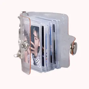 A5 Transparent Pp Notebook,Cover Photocard Sleeves Sleeve For Photo Album Pvc Photocard Binder Card Protectors/