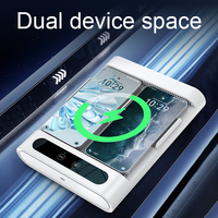 Brouilleur anti-enregistrement ultrasonique RPM à 48 têtes, portée de détection 10-20m - Bloqueur audio portable pour la protection de la vie privée en cabine téléphonique