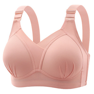 Soutien-gorge sans fil pour femme, nouveau style été, grande taille, dos fin, anti-transparence, anti-affaissement, avec effet push-up latéral - Product Image 6