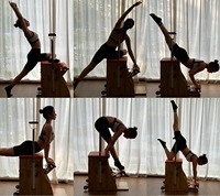 Chaise Wunda de Pilates en érable pour entraînement professionnel, solide, stable, silencieuse, fluide, pour l'activation, l'équilibre, le contrôle, la coordination et l'étirement