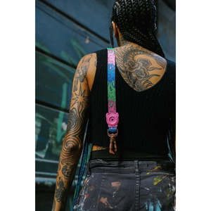 Correa para Perro con Patrón Colorido y Hebilla Rosa, Accesorio para Pasear Perros - Product Image 3