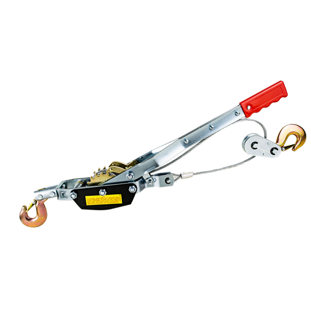 High Quality Hand Ratchet Cable Puller 4 Ton Heavy Duty Power Puller Cable Tightener With 2 Hooks