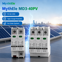 Dispositif de protection contre les surtensions MythEle DC 1000V de type 2 classe II pour onduleur photovoltaïque et boîtier de combinaison