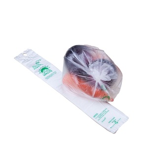 Sacs plats en plastique pour fruits et légumes, impression haute qualité avec logo personnalisé, sur rouleau, pour supermarché - Product Image 3