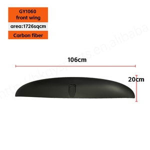 GY ชุดเซิร์ฟบอร์ดไฮโดรฟอยล์มีปีกคาร์บอนไฟเบอร์สำหรับเล่นวินด์เซิร์ฟโต้คลื่นอุปกรณ์เสริมปีกด้านหน้า - Product Image 5