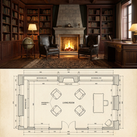 Conception personnalisée ISO pour toute la maison, luxe moderne pour résidence de luxe, design graphique pour salon, personnalisation OEM ODM