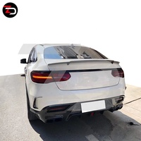 Kit carrosserie carbone style B à prix d'usine avec lèvre avant, diffuseur arrière et spoiler pour GLE Coupé W166 GLE350 GLE450
