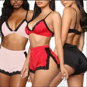 SFY2553 Conjunto de lingerie sexy para mulheres, roupa de dormir sexy para adultos, sutiã aberto, plus size, lingerie macia, de melhor qualidade por atacado