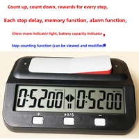 Minuteur d'échecs numérique de base HQT101y avec bonus et retard, horloge électronique en plastique ABS – Minuteur d'échecs international et chinois