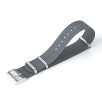 Bracelet de montre connectée classique en nylon YH 20mm 22mm Marron Beige Anthracite Bleu Jaune Foncé Marron Olive Kaki Extérieur OEM Réglable