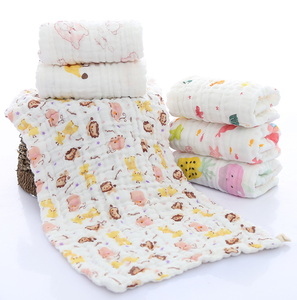Toalla de algodón de 6 capas para <span class=keywords><strong>bebé</strong></span> <span class=keywords><strong>recién</strong></span> <span class=keywords><strong>nacido</strong></span>, toalla de cara para niño pequeño, Baberos de baño de mano, pañuelo, toalla suave de 25x50cm - Product Image 3