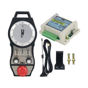 XHC CNC Parte STWGP 6 Eixo Pingente CNC Sem Fio 25PPR 100PPR <span class=keywords><strong>MPG</strong></span> Sem Fio Preto e Alumínio Codificador Codificador Eletrônico Volante - Product Image 1