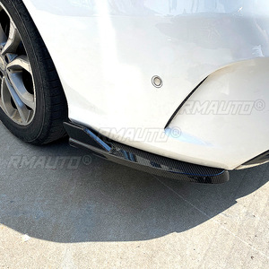 Rear Bumper Lip Diffuser Side Spoiler <b>Splitter</b> for Mercedes-Benz C-Class W205 C180 C200 C260 C43 AMG 2015-2021 Body Kits - Product Image 4