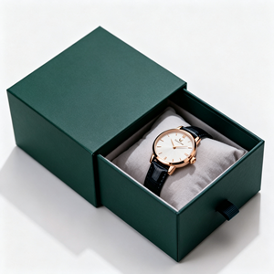 Boîte d'emballage de montre de luxe personnalisée, type tiroir, pour hommes et femmes, avec coussin en éponge - Product Image 3