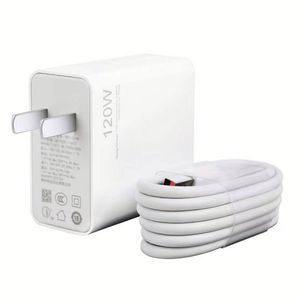 Factory Price 120w Fast Power Adapter Wall Charger with 6A Cable Superfast Charger 120W Cell Phone Charger - Product Image 1