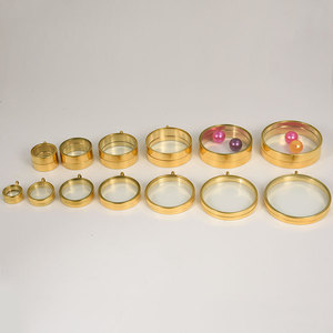 Promozione di alta qualità in acciaio inox <span class=keywords><strong>Floating</strong></span> ciondolo ciondolo medaglione di vetro di memoria rotonda collana per finestre per ceneri - Product Image 5