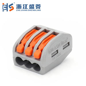 CZLS -213 חיבור בורג קפיצי 3P בלוקים חשמליים תעשייתיים לחוטי חשמל מחומר נחושת LED 20-8 AWG מוליך 32A מקסימום - Product Image 1